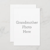 8,89 cm x 12,7 cm Flache Dankeskarte (Vorne/Hinten)