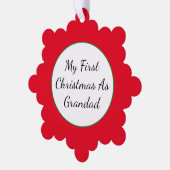 Personalisiertes Großpapier Snowflake Ornament (Linke Ecke)