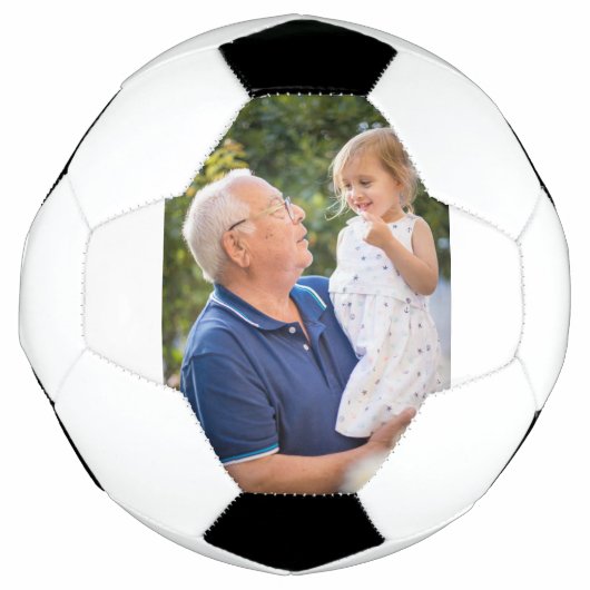Personalisiertes Großraumflugzeug-Foto Fußball (Vorderseite)