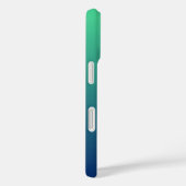 Personalisiertes Grün und blaues Ober Case-Mate iPhone Hülle (Rückseite / Rechts)