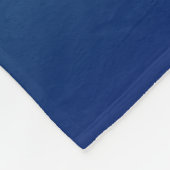 Personalisiertes Grün und blaues Ober Fleecedecke (Ecke)