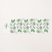 Personalisiertes Grün Yogamatte (Vorderseite (Horizontal))