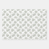 Personalisiertes grünes Eukalyptus-Hochzeit  Geschenkpapier Set (Vorderseite)