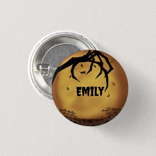 Personalisiertes Gruselhände-Emo Button (Vorne & Hinten)