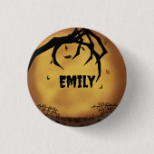 Personalisiertes Gruselhände-Emo Button (Vorderseite)