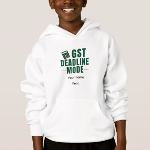 Personalisiertes GST-Frist-Modus-Shirt für CA-Stud Hoodie