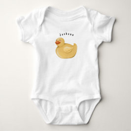 Personalisiertes Gummientenny Baby-Bodyanzug Baby Strampler