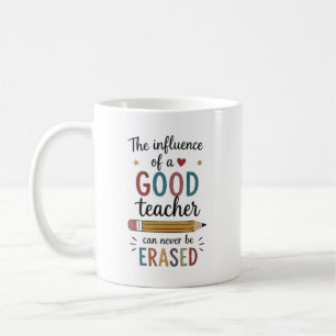 Personalisiertes, gutes Lehrer-Dankbarkeitszitat Kaffeetasse