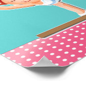 Personalisiertes GYMNASTICS-Geschenk Poster (Ecke)