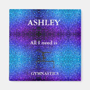 PERSONALISIERTES GYMNASTICS MAGNET FÜR ZUHAUSE ODE