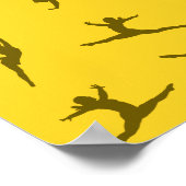 Personalisiertes Gymnastikmuster Poster (Ecke)