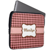 Personalisiertes Hahnentrittmuster Notebook Laptopschutzhülle (Vorne Rechts)