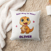 Personalisiertes Halbwegs zum ersten Dinosaurier 6 Kissen (Decke)