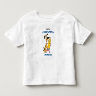 Personalisiertes Hallo Kindergarten Kleinkind T-shirt