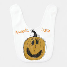 Personalisiertes Halloween Baby Bib