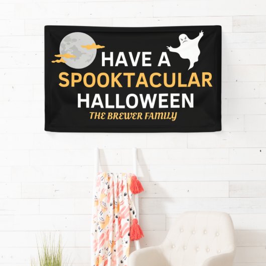 Personalisiertes Halloween-Banner Banner (Insitu)
