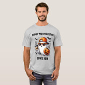 personalisiertes Halloween "Candy Tax Collector" T-Shirt (Vorne ganz)