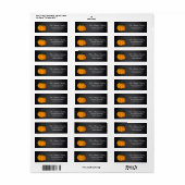 Personalisiertes Halloween Chalkboard Little Pumpk (Vorne)