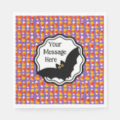 Personalisiertes Halloween Crazy Candy Cornwall Serviette (Vorderseite)
