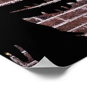 Personalisiertes Halloween-Foto Poster (Ecke)