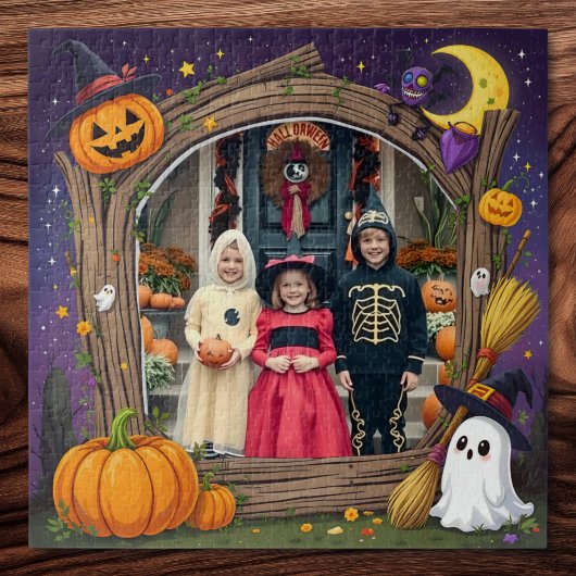 Personalisiertes Halloween-Foto Puzzle