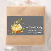 Personalisiertes Halloween Ghosts Pumpkin-Label (Insitu)