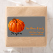 Personalisiertes Halloween Ghosts Pumpkin-Label (Insitu)