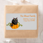 Personalisiertes Halloween Ghosts Pumpkin-Label (Insitu)