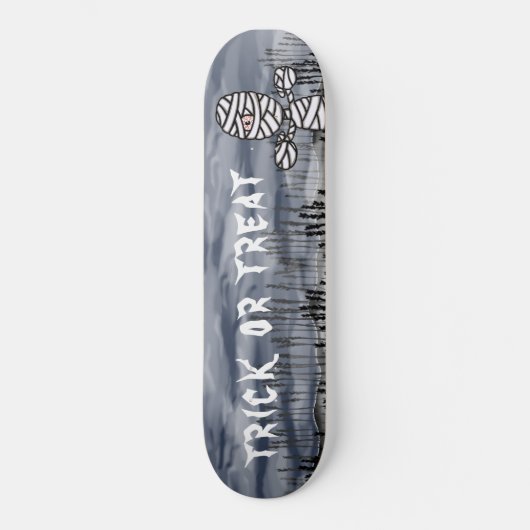 Personalisiertes Halloween-Horror-Mummy-Skateboard Skateboard (Vorderseite)