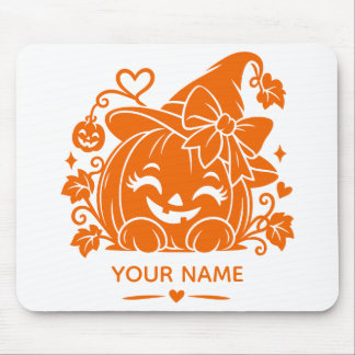 Personalisiertes Halloween-Kürbis-Mauspad Mousepad