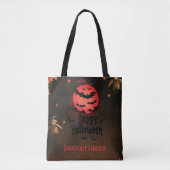 Personalisiertes Halloween mit Schaukeln und Flede Tasche (Vorderseite)