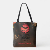 Personalisiertes Halloween mit Schaukeln und Flede Tasche (Rückseite)
