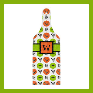 Personalisiertes Halloween-Muster mit individuelle Schneidebrett