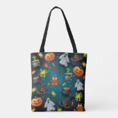 Personalisiertes Halloween-Muster Tasche (Rückseite)