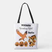 Personalisiertes Halloween Niedlich Tasche (Rückseite)