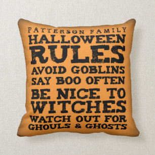 Personalisiertes Halloween ordnet Dekor-Kissen an Kissen