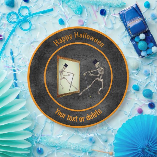 Personalisiertes Halloween Pappteller (Party)