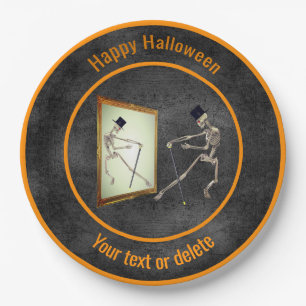 Personalisiertes Halloween Pappteller