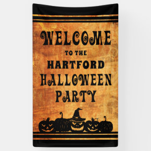 Personalisiertes Halloween-Party Banner
