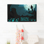 Personalisiertes Halloween-Party Banner Spuk House (Insitu)