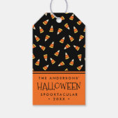Personalisiertes Halloween-Party Candy Corn Geschenkanhänger (Vorderseite)