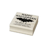 Personalisiertes Halloween-Party Einladungen Gummistempel (Stempel)