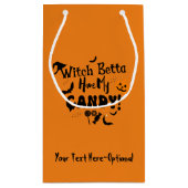 Personalisiertes Halloween-Party/Geschenktaschen Kleine Geschenktüte (Rückseite)