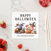 Personalisiertes Halloween-Party Serviette (Beispiel)