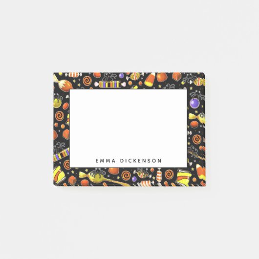 Personalisiertes Halloween Post-it Klebezettel (Vorderseite)