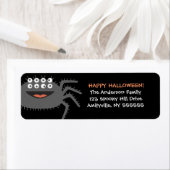 Personalisiertes Halloween-Rücksendeadresse-Label (Insitu)