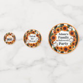 Personalisiertes Halloween Rustikales Party Konfetti (Vorderseiten)