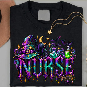 Personalisiertes Halloween-Shirt für Krankenschwes T-Shirt