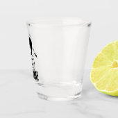 Personalisiertes Halloween-Showglas Schnapsglas (Rechts)