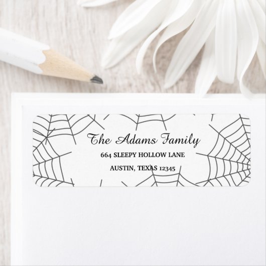 Personalisiertes Halloween Spiderweb (Insitu)